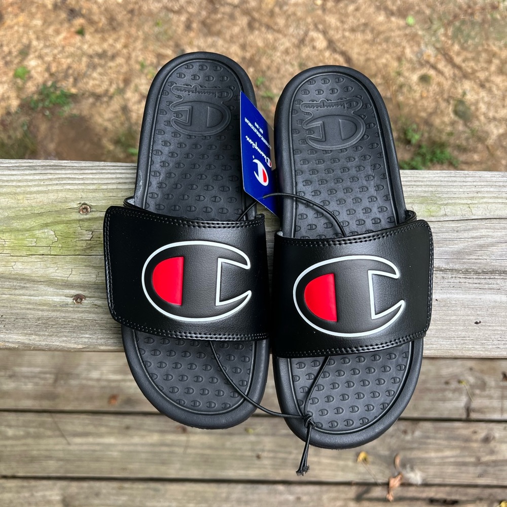 CHAMPION Slide Unisex Sandal {7} women’s men’s 5 NWT NEW New